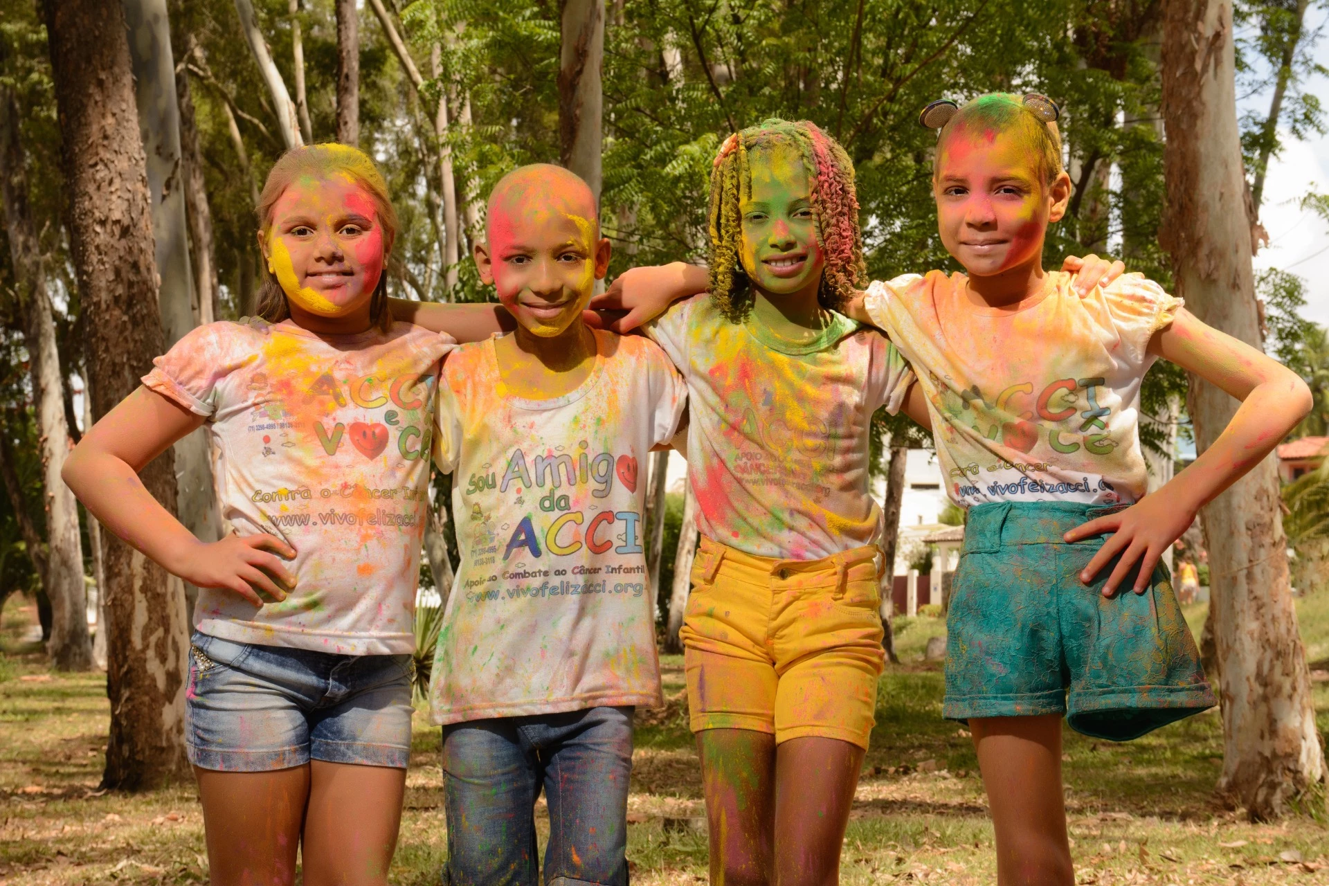 Colorrida em prol da ACCI, em Simões Filho.